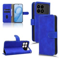 Lacné Kryty | Peňaženkové puzdro Solid modré – Xiaomi Poco F8 Pro | Lacné Kryty