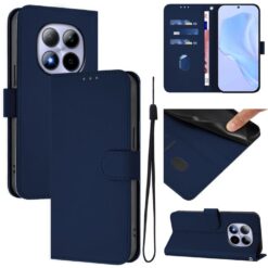 Peňaženkové puzdro Solid tmavomodré – Xiaomi Redmi Note 15 Pro 5G | Lacné Kryty Lacné Kryty | Peňaženkové puzdro Solid tmavomodré – Xiaomi Redmi Note 15 Pro 5G | Lacné Kryty