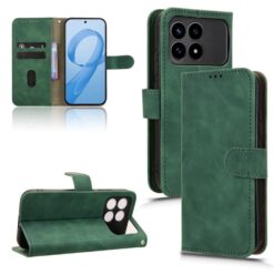 Lacné Kryty | Peňaženkové puzdro Solid zelené – Xiaomi Poco F8 Pro | Lacné Kryty