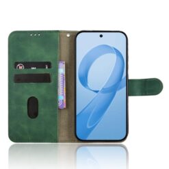 Lacné Kryty | Peňaženkové puzdro Solid zelené – Xiaomi Poco F8 Pro | Lacné Kryty