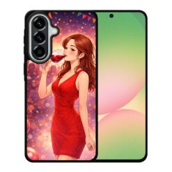 Ochranný Kryt Creative Case 01 Žena s Vínom pre Samsung Galaxy A56