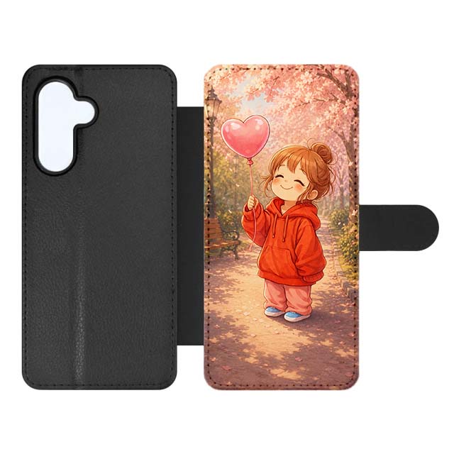 Knižkové puzdro Creative Case 09 Dievča s balónom – Samsung Galaxy A16 | Lacné Kryty Lacné Kryty | Knižkové puzdro Creative Case 09 Dievča s balónom – Samsung Galaxy A16 | Lacné Kryty