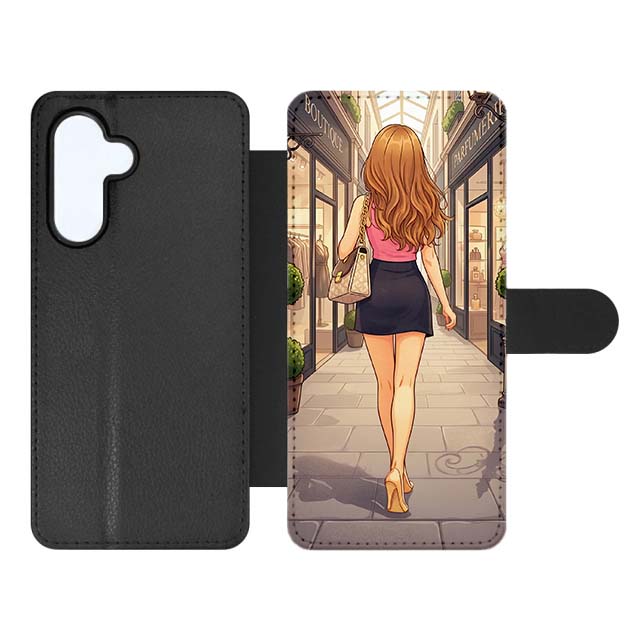 Knižkové puzdro Creative Case 16 Moderná Žena – Samsung Galaxy A15 4G/5G | Lacné Kryty Lacné Kryty | Knižkové puzdro Creative Case 16 Moderná Žena – Samsung Galaxy A15 4G/5G | Lacné Kryty