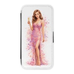 Knižkové puzdro Creative Case 25 Žena so Šampanským – Samsung Galaxy A16