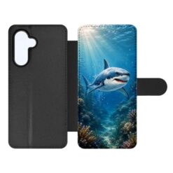 Knižkové puzdro Creative Case 29 Žralok – Samsung Galaxy A16 | Lacné Kryty Lacné Kryty | Knižkové puzdro Creative Case 29 Žralok – Samsung Galaxy A16 | Lacné Kryty