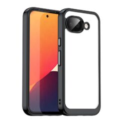 Lacné Kryty | Ochranný kryt Colorful Acrylic case čierny – Google Pixel 10a | Lacné Kryty