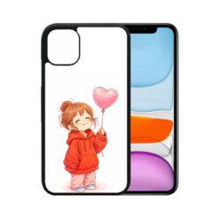 Lacné Kryty | Ochranný Kryt Creative Case 09 Dievča s balónom pre Apple iPhone 11 | Lacné Kryty