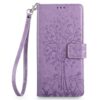 Lacné Kryty | Peňaženkové puzdro Embossing Pattern Strom case ružové – Xiaomi 17 Ultra | Lacné Kryty