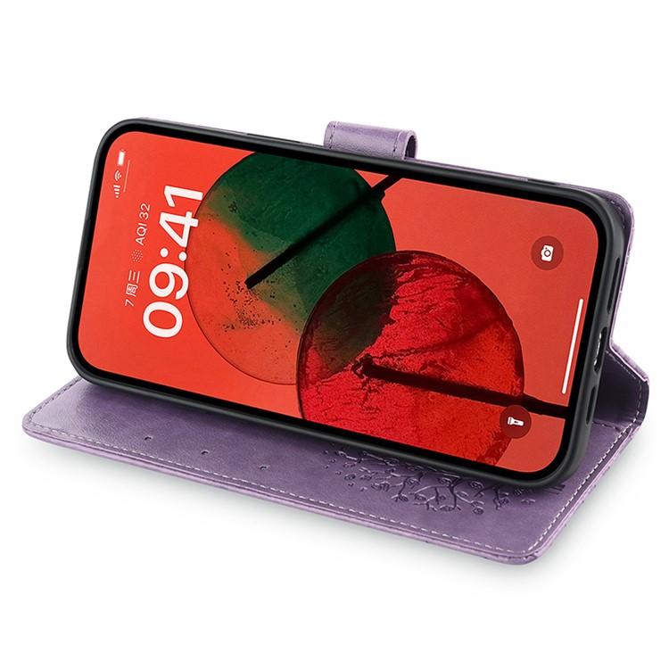 Peňaženkové puzdro Embossing Pattern Strom case fialové – Xiaomi 17 Ultra | Lacné Kryty Lacné Kryty | Peňaženkové puzdro Embossing Pattern Strom case fialové – Xiaomi 17 Ultra | Lacné Kryty