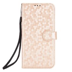 Peňaženkové puzdro Honeycomb Dot Texture Case zlaté – Xiaomi 17 Ultra