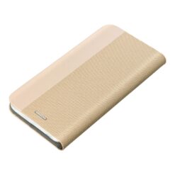 Lacné Kryty | Peňaženkové puzdro Smart Senso zlaté – Samsung Galaxy A37 | Lacné Kryty