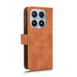 Lacné Kryty | Peňaženkové puzdro Solid hnedé – Xiaomi 17 | Lacné Kryty