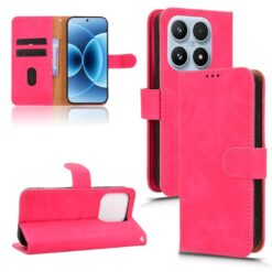 Lacné Kryty | Peňaženkové puzdro Solid ružové – Xiaomi 17 | Lacné Kryty