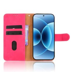 Lacné Kryty | Peňaženkové puzdro Solid ružové – Xiaomi 17 | Lacné Kryty