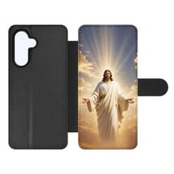 Knižkové puzdro Creative Case 13 Ježiš – Samsung Galaxy A57 | Lacné Kryty Lacné Kryty | Knižkové puzdro Creative Case 13 Ježiš – Samsung Galaxy A57 | Lacné Kryty