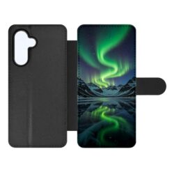 Lacné Kryty | Knižkové puzdro Creative Case 15 Polárna žiara – Samsung Galaxy A57 | Lacné Kryty