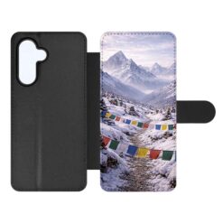 Lacné Kryty | Knižkové puzdro Creative Case 18 Himaláje – Samsung Galaxy A57 | Lacné Kryty