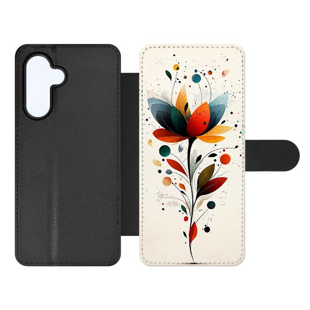 Knižkové puzdro Creative Case 42 Umelecký Kvet – Samsung Galaxy A16 | Lacné Kryty Lacné Kryty | Knižkové puzdro Creative Case 42 Umelecký Kvet – Samsung Galaxy A16 | Lacné Kryty