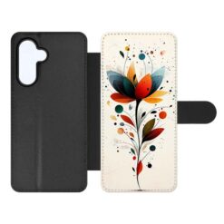 Lacné Kryty | Knižkové puzdro Creative Case 42 Umelecký Kvet – Samsung Galaxy A17 5G | Lacné Kryty