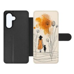 Lacné Kryty | Knižkové puzdro Creative Case 47 Žena s dieťaťom – Samsung Galaxy A57 | Lacné Kryty