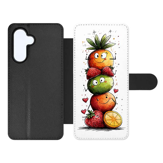 Knižkové puzdro Creative Case 48 Ovocie – Samsung Galaxy A17 5G | Lacné Kryty Lacné Kryty | Knižkové puzdro Creative Case 48 Ovocie – Samsung Galaxy A17 5G | Lacné Kryty