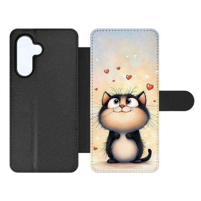 Knižkové puzdro Creative Case 51 Mačka – Samsung Galaxy A16 | Lacné Kryty Lacné Kryty | Knižkové puzdro Creative Case 51 Mačka – Samsung Galaxy A16 | Lacné Kryty