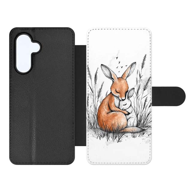 Knižkové puzdro Creative Case 62 Zajace – Samsung Galaxy A17 5G | Lacné Kryty Lacné Kryty | Knižkové puzdro Creative Case 62 Zajace – Samsung Galaxy A17 5G | Lacné Kryty