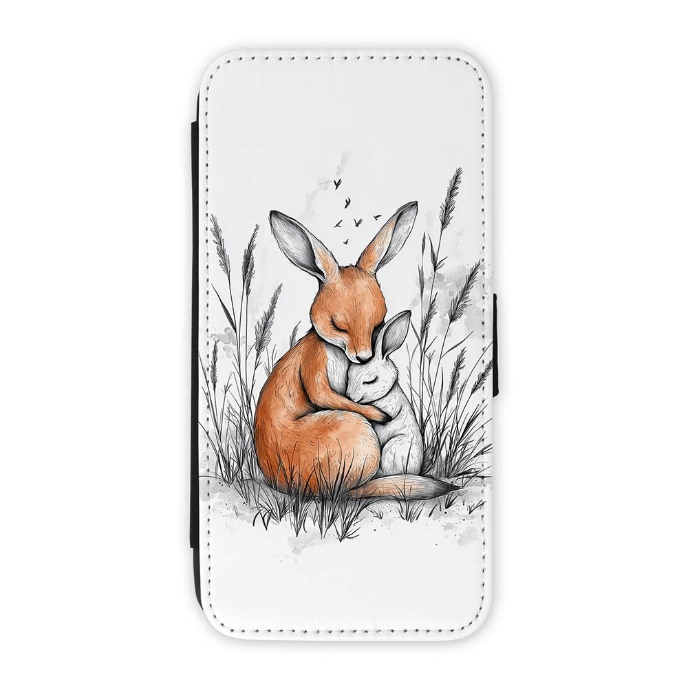 Knižkové puzdro Creative Case 62 Zajace – Samsung Galaxy A17 5G | Lacné Kryty Lacné Kryty | Knižkové puzdro Creative Case 62 Zajace – Samsung Galaxy A17 5G | Lacné Kryty