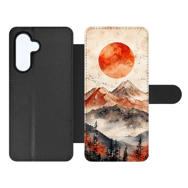 Knižkové puzdro Creative Case 71 Slnko nad vrchmi – Samsung Galaxy A17 5G | Lacné Kryty Lacné Kryty | Knižkové puzdro Creative Case 71 Slnko nad vrchmi – Samsung Galaxy A17 5G | Lacné Kryty