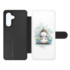 Lacné Kryty | Knižkové puzdro Creative Case 73 Jednorožec – Samsung Galaxy A55 5G | Lacné Kryty