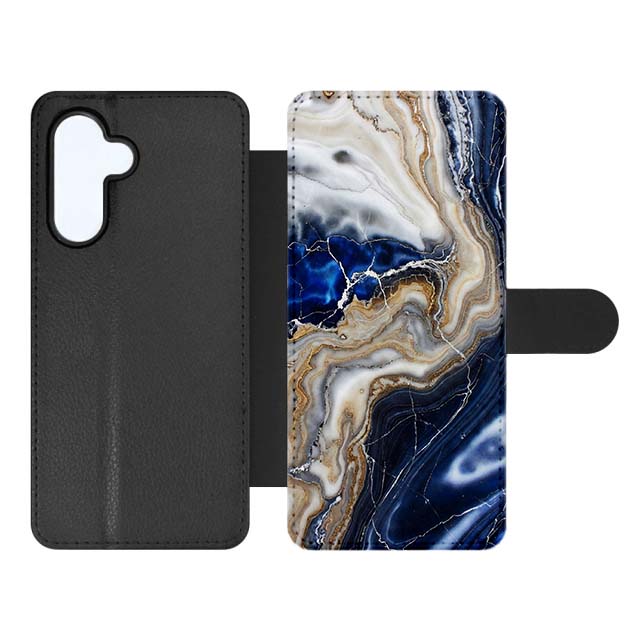 Knižkové puzdro Creative Case 79 Mramor modrý – Samsung Galaxy A57 | Lacné Kryty Lacné Kryty | Knižkové puzdro Creative Case 79 Mramor modrý – Samsung Galaxy A57 | Lacné Kryty