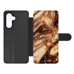 Lacné Kryty | Knižkové puzdro Creative Case 82 Mramor hnedý – Samsung Galaxy A17 5G | Lacné Kryty