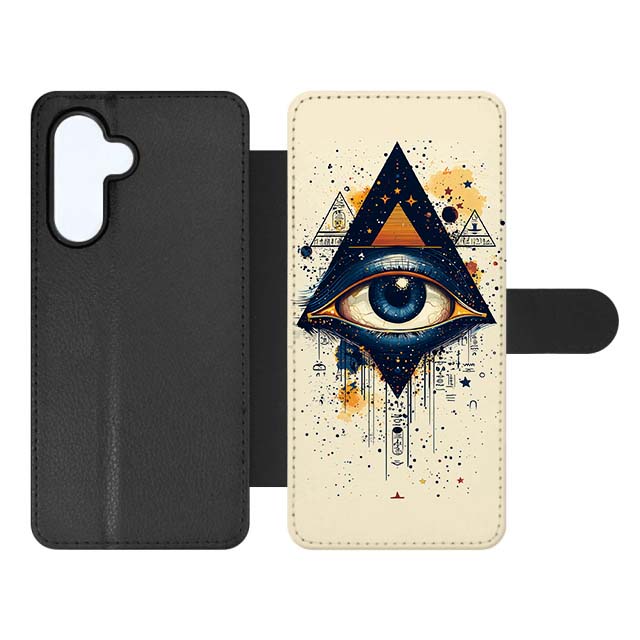 Knižkové puzdro Creative Case 87 Oko – Samsung Galaxy A16 | Lacné Kryty Lacné Kryty | Knižkové puzdro Creative Case 87 Oko – Samsung Galaxy A16 | Lacné Kryty