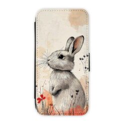 Lacné Kryty | Knižkové puzdro Creative Case 88 Zajačik – Samsung Galaxy A57 | Lacné Kryty