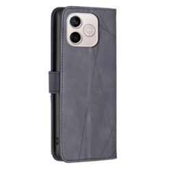 Knižkové puzdro Rhombus čierne – Honor 600 Lite | Lacné Kryty Lacné Kryty | Knižkové puzdro Rhombus čierne – Honor 600 Lite | Lacné Kryty
