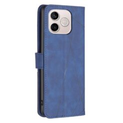 Lacné Kryty | Knižkové puzdro Rhombus modré – Honor 600 Lite | Lacné Kryty