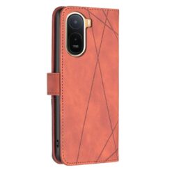 Lacné Kryty | Knižkové puzdro Rhombus hnedé – Xiaomi Redmi A7 Pro | Lacné Kryty