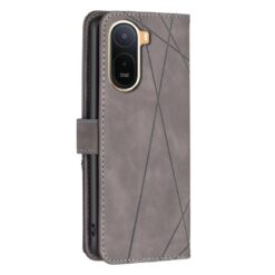 Knižkové puzdro Rhombus sivé – Xiaomi Redmi A7 Pro | Lacné Kryty Lacné Kryty | Knižkové puzdro Rhombus sivé – Xiaomi Redmi A7 Pro | Lacné Kryty