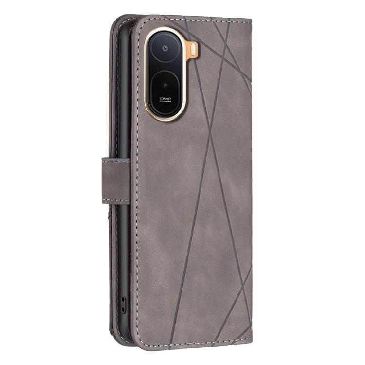 Knižkové puzdro Rhombus sivé – Xiaomi Redmi A7 Pro | Lacné Kryty Lacné Kryty | Knižkové puzdro Rhombus sivé – Xiaomi Redmi A7 Pro | Lacné Kryty