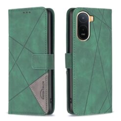 Knižkové puzdro Rhombus zelené – Xiaomi Redmi A7 Pro | Lacné Kryty Lacné Kryty | Knižkové puzdro Rhombus zelené – Xiaomi Redmi A7 Pro | Lacné Kryty