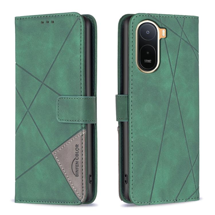 Knižkové puzdro Rhombus zelené – Xiaomi Redmi A7 Pro | Lacné Kryty Lacné Kryty | Knižkové puzdro Rhombus zelené – Xiaomi Redmi A7 Pro | Lacné Kryty