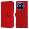 Lacné Kryty | Peňaženkové puzdro Embossing Pattern Slnečnica modré – Xiaomi 17T Pro | Lacné Kryty