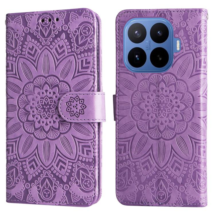 Peňaženkové puzdro Embossing Pattern Slnečnica fialové – Xiaomi 17T Pro | Lacné Kryty Lacné Kryty | Peňaženkové puzdro Embossing Pattern Slnečnica fialové – Xiaomi 17T Pro | Lacné Kryty