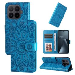Peňaženkové puzdro Embossing Pattern Slnečnica modré – Xiaomi 17T | Lacné Kryty Lacné Kryty | Peňaženkové puzdro Embossing Pattern Slnečnica modré – Xiaomi 17T | Lacné Kryty