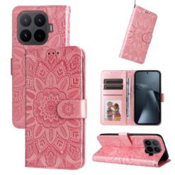 Peňaženkové puzdro Embossing Pattern Slnečnica ružové – Xiaomi 17T | Lacné Kryty Lacné Kryty | Peňaženkové puzdro Embossing Pattern Slnečnica ružové – Xiaomi 17T | Lacné Kryty