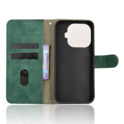 Lacné Kryty | Peňaženkové puzdro Solid zelené – Xiaomi 17T | Lacné Kryty