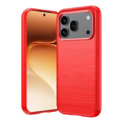 Zadný Kryt Carbon červený – Honor 600 / Honor 600 Pro
