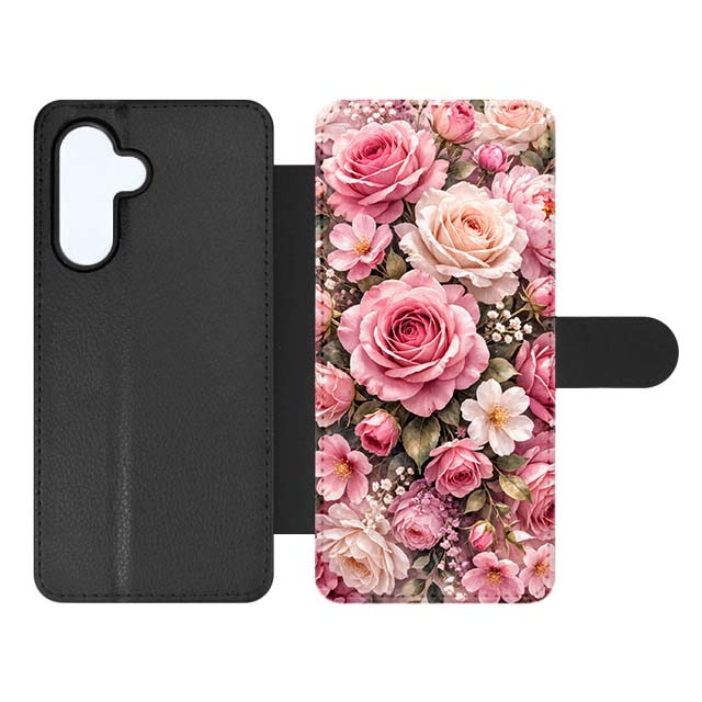 Knižkové puzdro Creative Case 33 Ruže – Samsung Galaxy A27 5G | Lacné Kryty Lacné Kryty | Knižkové puzdro Creative Case 33 Ruže – Samsung Galaxy A27 5G | Lacné Kryty
