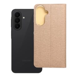 Lacné Kryty | Knižkové puzdro Luna Book zlaté – Samsung Galaxy A27 5G | Lacné Kryty