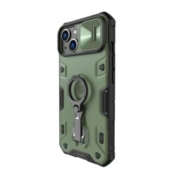 Lacné Kryty | Nillkin CamShield Armor Pro Magnetic Series zelený – Apple iPhone 14 Plus | Lacné Kryty